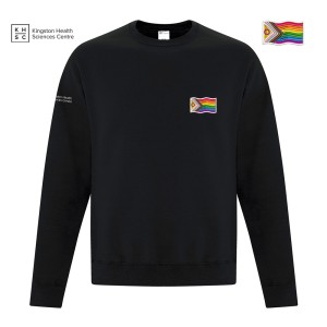 Unisex Intersex-Inclusive Pride Flag Crewneck Sweatshirt