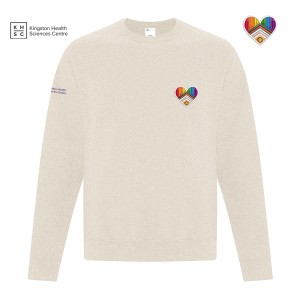 Unisex Intersex-Inclusive Pride Heart Crewneck Sweatshirt