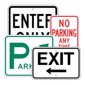 Parking Lot Signs