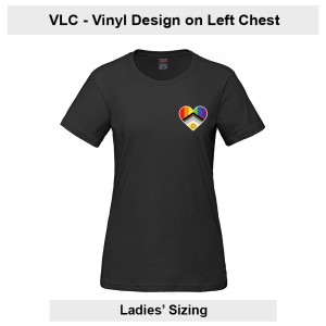 Women's Intersex-Inclusive Pride Heart T-Shirt