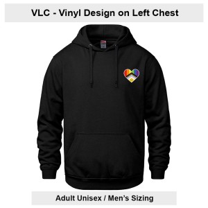 Unisex Adult Pride Heart Vault Pullover Hoodie