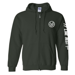 77LR - Gildan Unisex Heavy Blend Full-Zip Hooded Sweatshirt