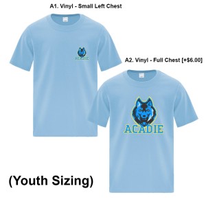 ACADIE - Cotton Youth Tee (WOLF)