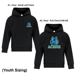 ACADIE - Pullover Youth Hoodie (WOLF)