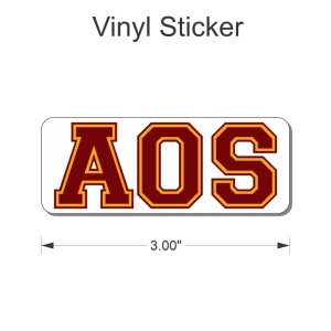 AOS - Die Cut Vinyl Sticker