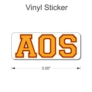 AOS - Die Cut Vinyl Sticker