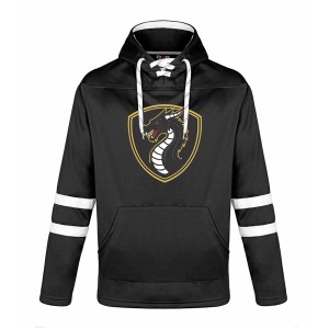 CFJOSG - Adult Pullover Hockey Lace Hooded Sweatshirt
