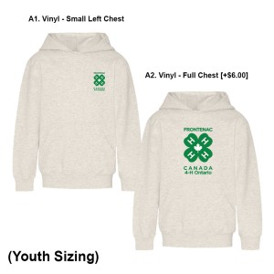 4H Club - Pullover Youth Hoodie