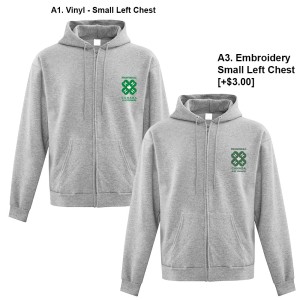 4H Club - Fullzip Hoodie