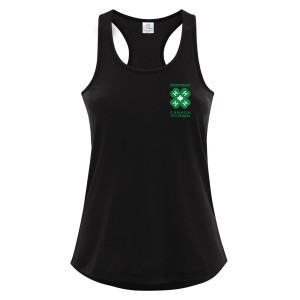 4H Club - Pro Spun Racerback Ladies Tank