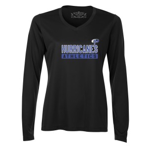 HRCS - HURRICANES ATHLETICS Pro Team Long Sleeve V-Neck Ladies' Tee