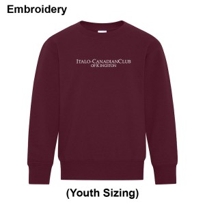 ICC - Youth Crewneck Sweater - Embroidered