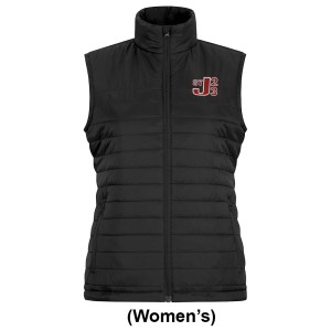 StJohnXXIII STAFF - Ladies To Puffy Vest