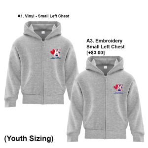 KEC - Fullzip Youth Hoodie