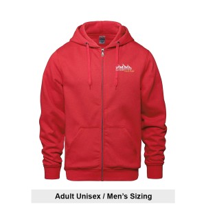 KingstonFair - SURFER Adult Full-Zip Hooded Sweatshirt