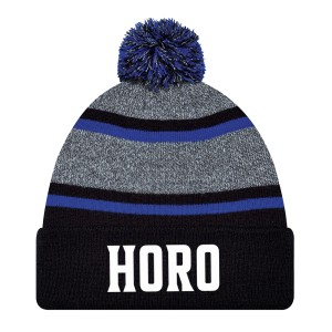 HRCS - AJM Acrylic Pom Pom Cuff Toque (Embroidered)