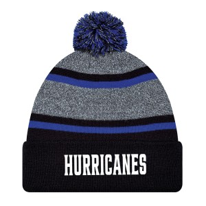 HRCS - AJM Acrylic Pom Pom Cuff Toque (Embroidered)