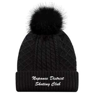 NDSC - AJM Acrylic Cuff Toque With Satin lining and Faux Fur Pom Pom