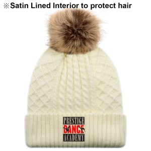 PDA - Pom Pom Toque with Satin Lining