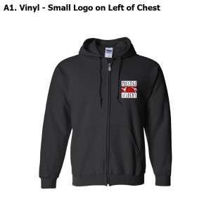 PDA - Gildan Full Zip Hoodie [Logo 1]