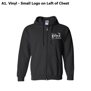 PDA - Gildan Full Zip Hoodie [Logo 2]