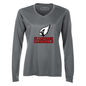 StCarthagh - Pro Team Long Sleeve V-Neck Ladies' Tee