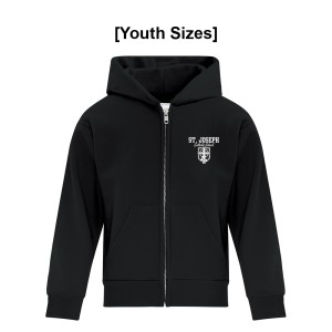 STJOSEPHCS- ATC Fleece Full Zip Youth Hoodie