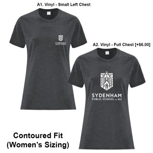 SydenhamPS - Cotton Ladies Tee (Logo 1)