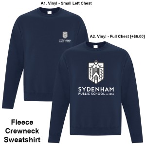 SydenhamPS - Crewneck Sweatshirt (Logo 1)