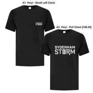 SydenhamPS - Cotton Tee (Storm Logo)