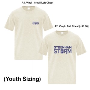 SydenhamPS - Cotton Youth Tee (Storm Logo)