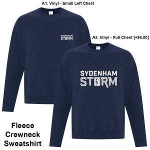 SydenhamPS - Crewneck Sweatshirt (Storm Logo)