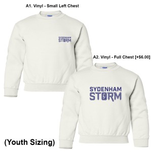 SydenhamPS - Youth Crewneck Sweater (Storm Logo)