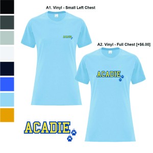 ACADIE - Cotton Ladies Tee (ACADIE PAWS)