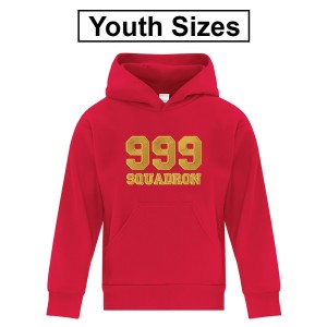 999 - Fleece Youth Hoodie [Design 2 - Twill Letters]