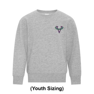 Vanier School Crest - Crewneck Youth Sweatshirt