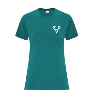 Vanier School Crest - Cotton Ladies Tee