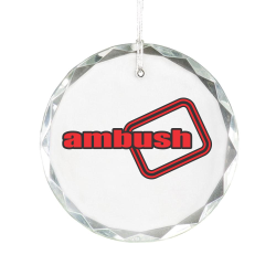 Ambush Glass Crystal Ornament