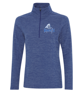 ATC™ DYNAMIC HEATHER FLEECE 1/2 ZIP LADIES' SWEATSHIRT