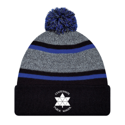 AJM Pom Pom Cuff Toque