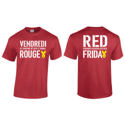 Red Friday Adult Cotton T-shirt
