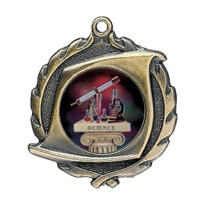 Sculptured Die Cast Medal in Gold