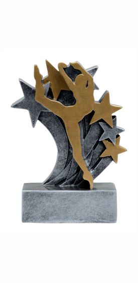 Arts Star Blast Dance Resin Trophy