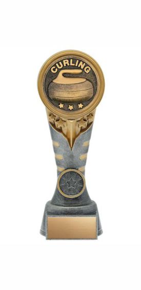 Curling Ikon Resin Trophy