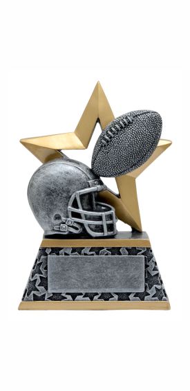 Football Rock Star Resin Trophy