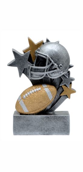 Football Star Blast Resin Trophy