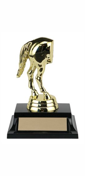 Horse Rear End Resin Trophy