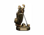 Aztec Gold Golf Bag Trophy