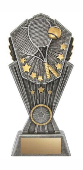 Tennis Cosmos Resin Trophy
