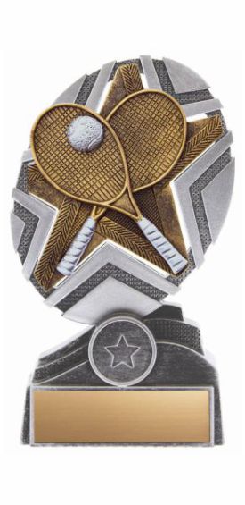 Tennis Pro Star Resin Trophy